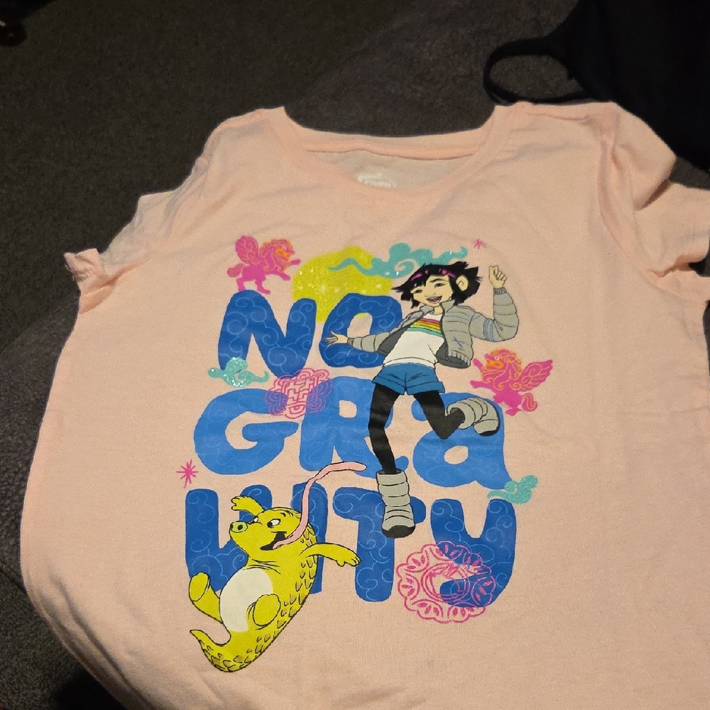 No Gravity Graphic Pink Tee